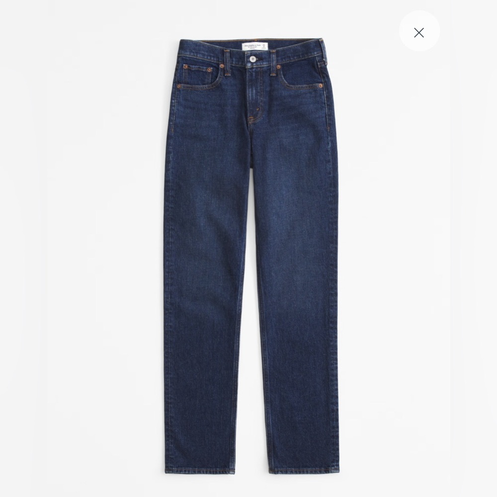 Abercrombie Mid-Rise 90s Straight Jean